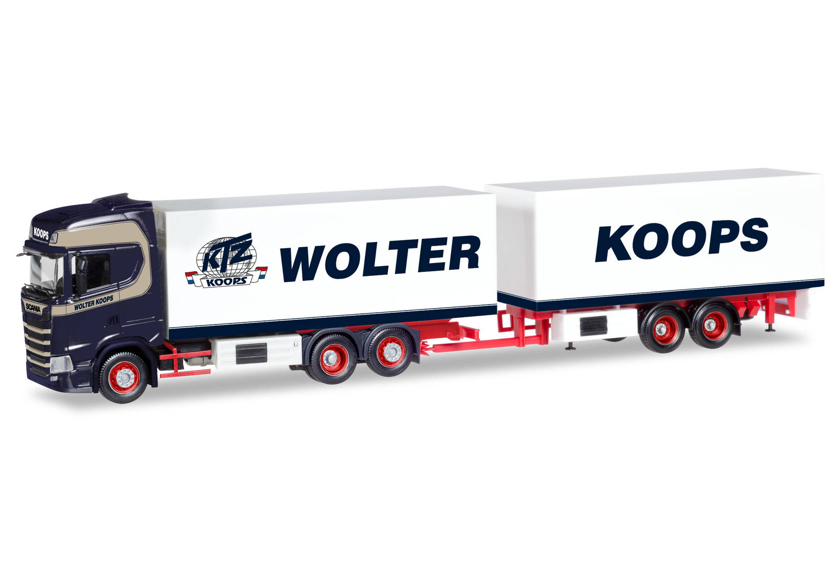Scania CS high roof refrigerated box Trailer "Wolter Koops" (NL)