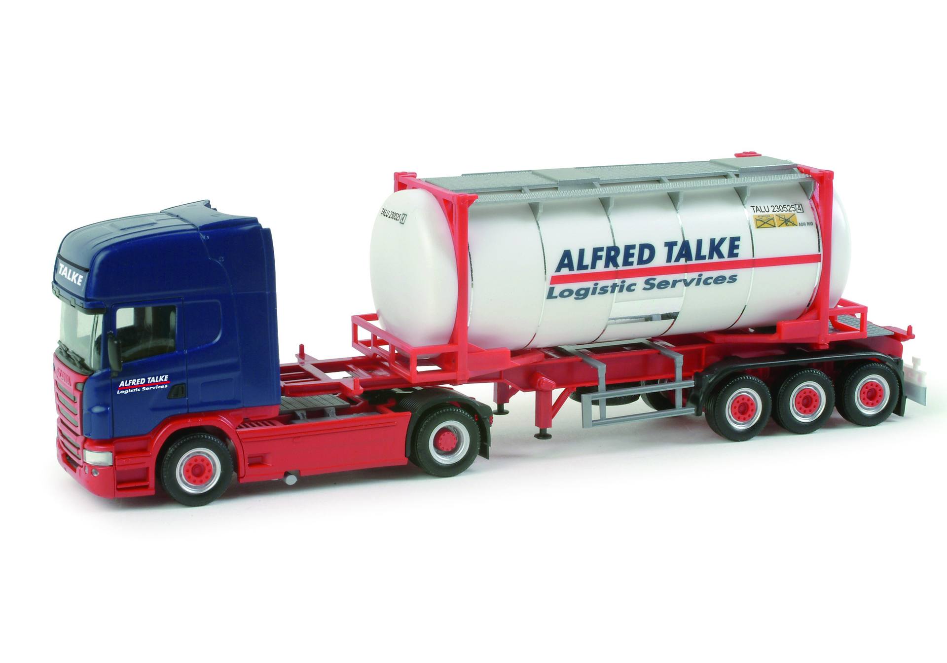 Scania R swapcontainer semitrailer "Talke"