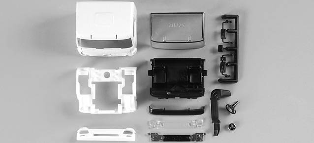 Mercedes-Benz Actros M '02 driver's cabin construction vehicle version, content: 2 pcs.