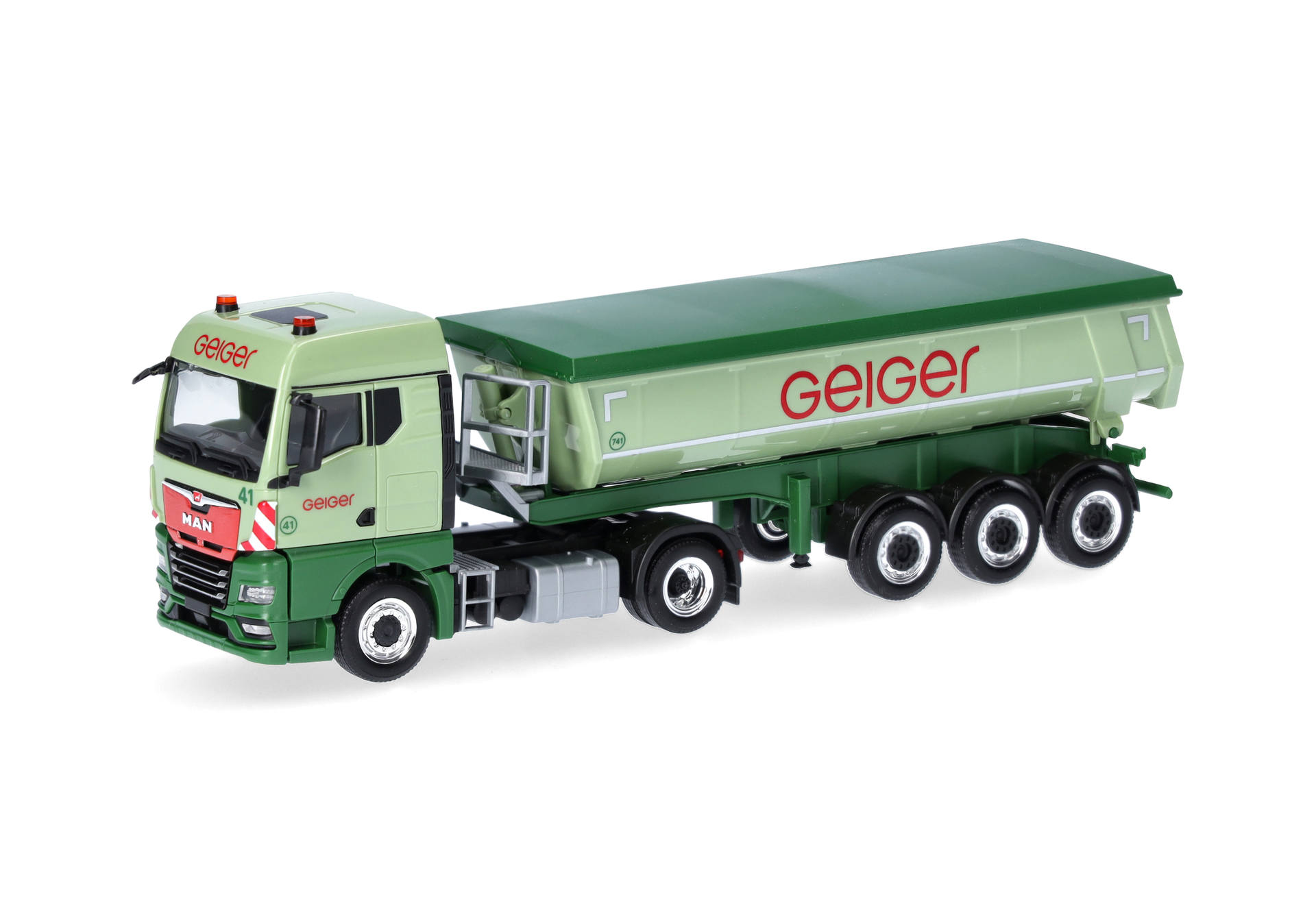 MAN TGX GM Thermomulden-Sattelzug "Geiger"