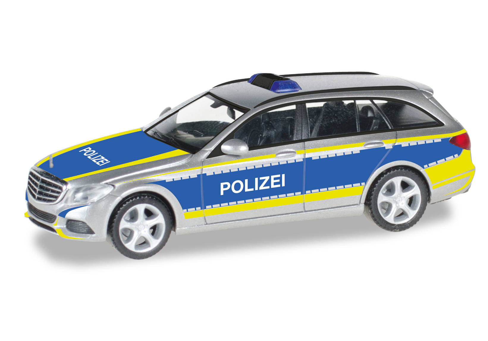 Herpa Mercedes Benz C Klasse T Modell Polizei Saarland