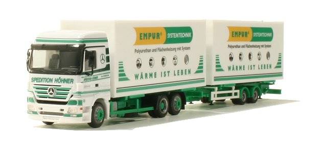 Mercedes-Benz Actros bulk volume trailer "Höhner"