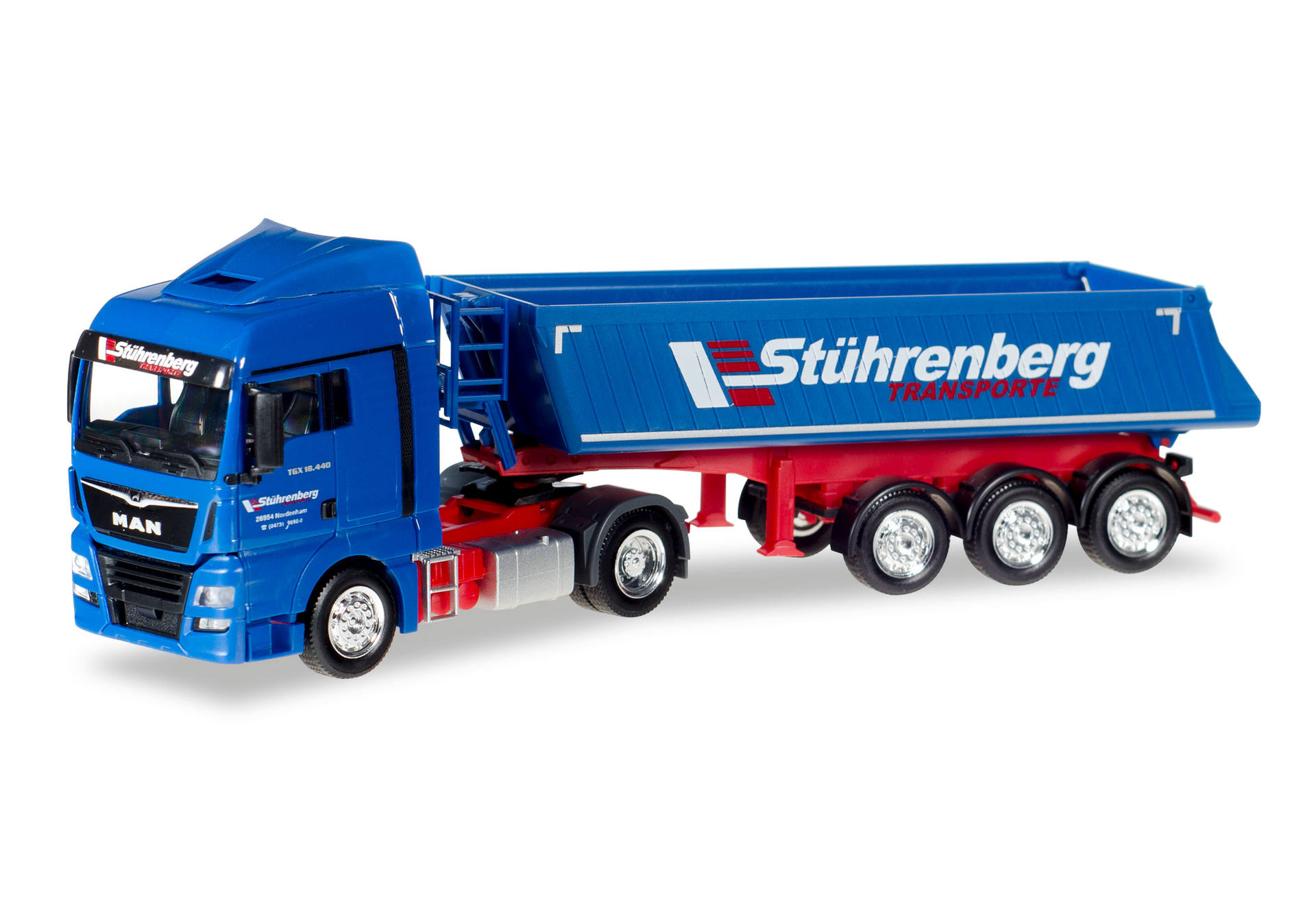 MAN TGX XLX Euro 6c facelift Schmitz-Kippmuldensattelzug 2a/3a "Stührenberg"
