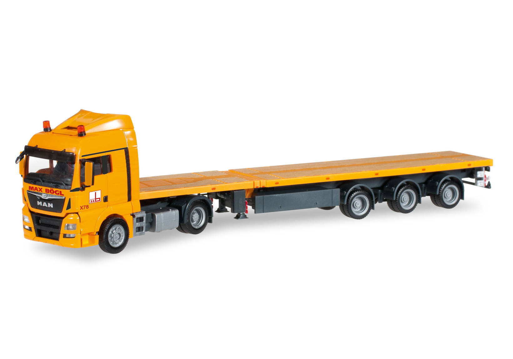 MAN TGX XLX Euro 6 Teletrailer-Sattelzug "Max Bögl"