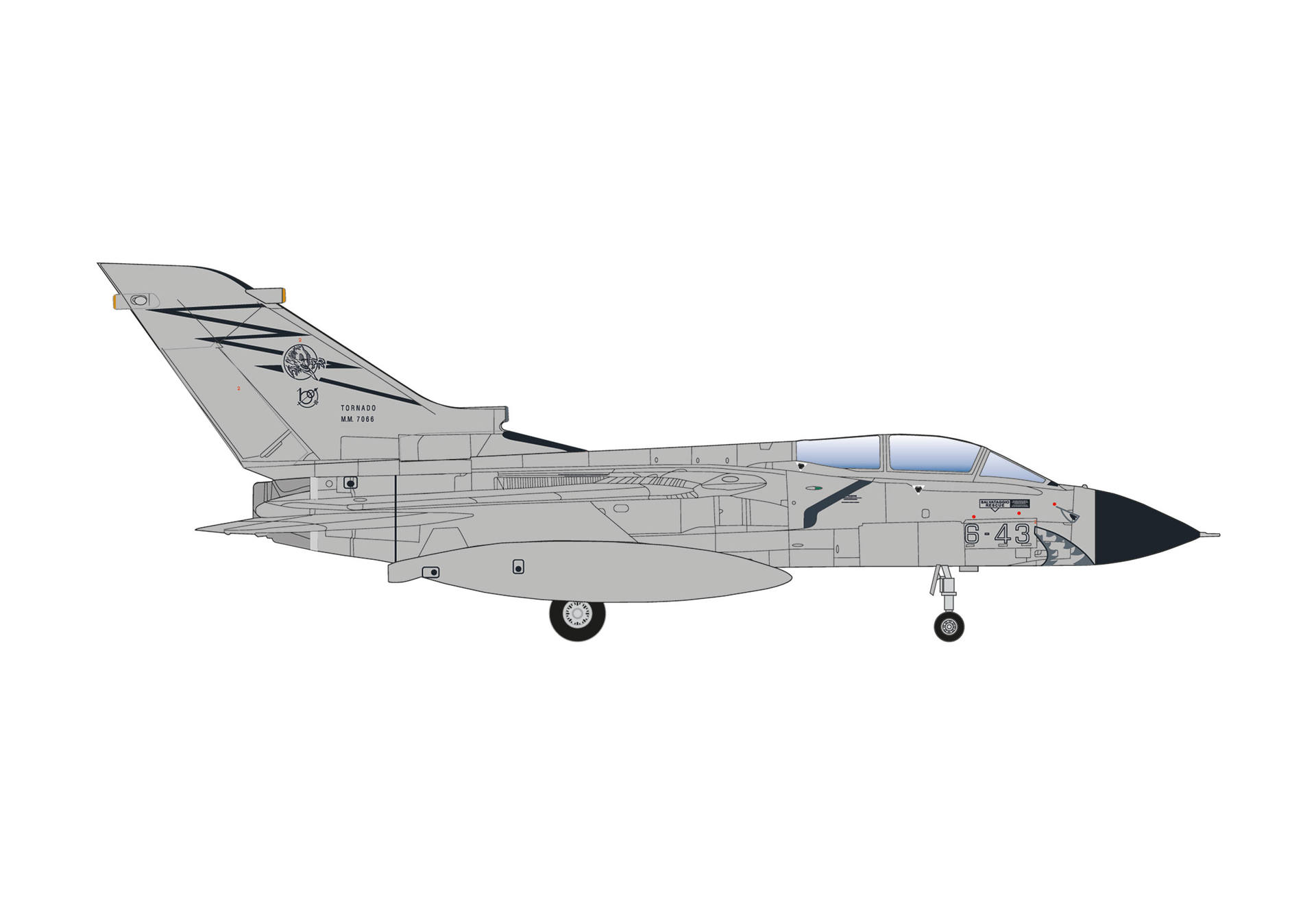 Italian Air Force Panavia Tornado ECR - 155° Gruppo ETS, 6° Stormo "Diavoli Rossi", Ghedi Air Base