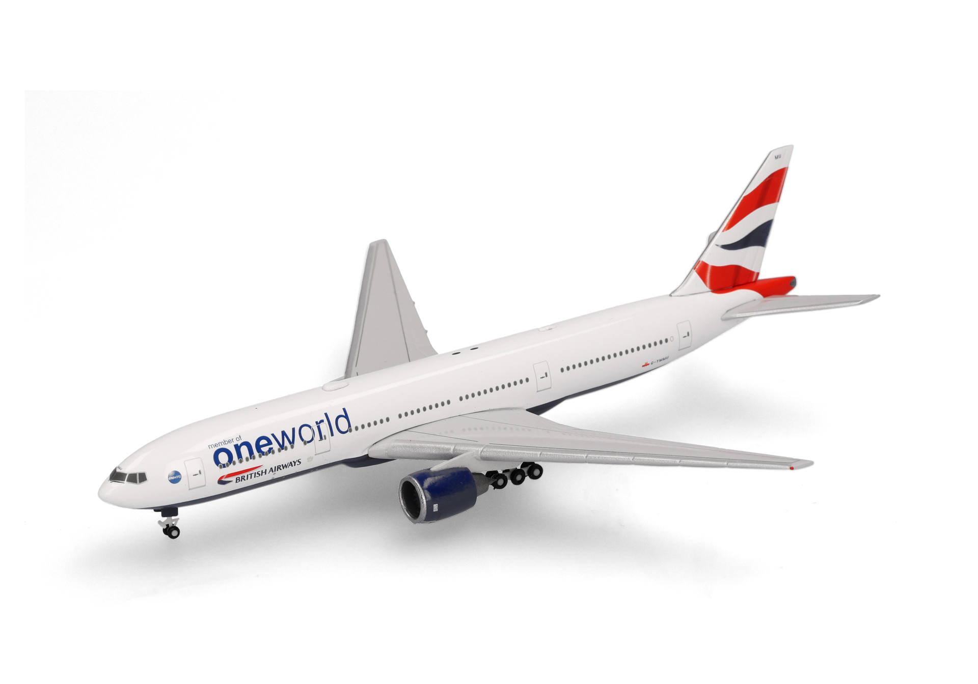 Flugzeug, Jet, Commercial aircraft, weiße Haut, British Airways Lackierung