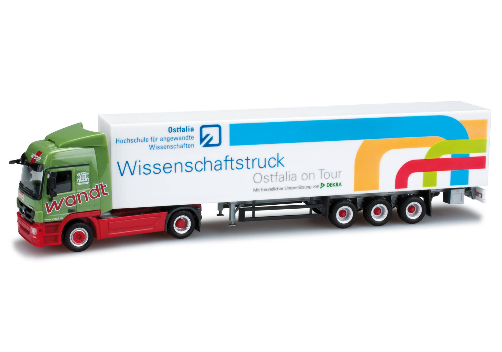Mercedes-Benz Actros L euro box semitrailer "Wandt/Ostfalia"