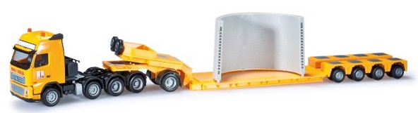 Volvo FH 16 GL XL Pendel-X saddle train with Ladegut 4a/5a