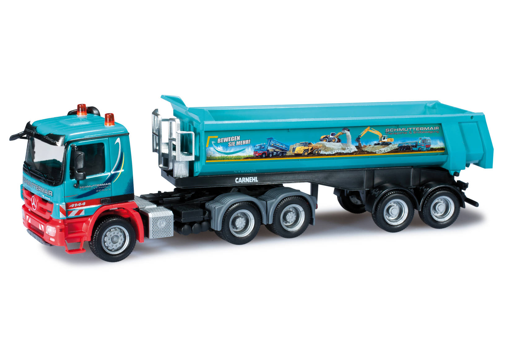 Mercedes-Benz Actros M Rundmulden-Sattelzug "Schmuttermair"
