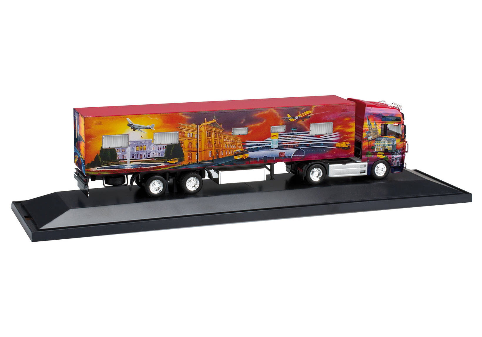 MAN TGA XXL box semitrailer "Post Truck Bonn", PC