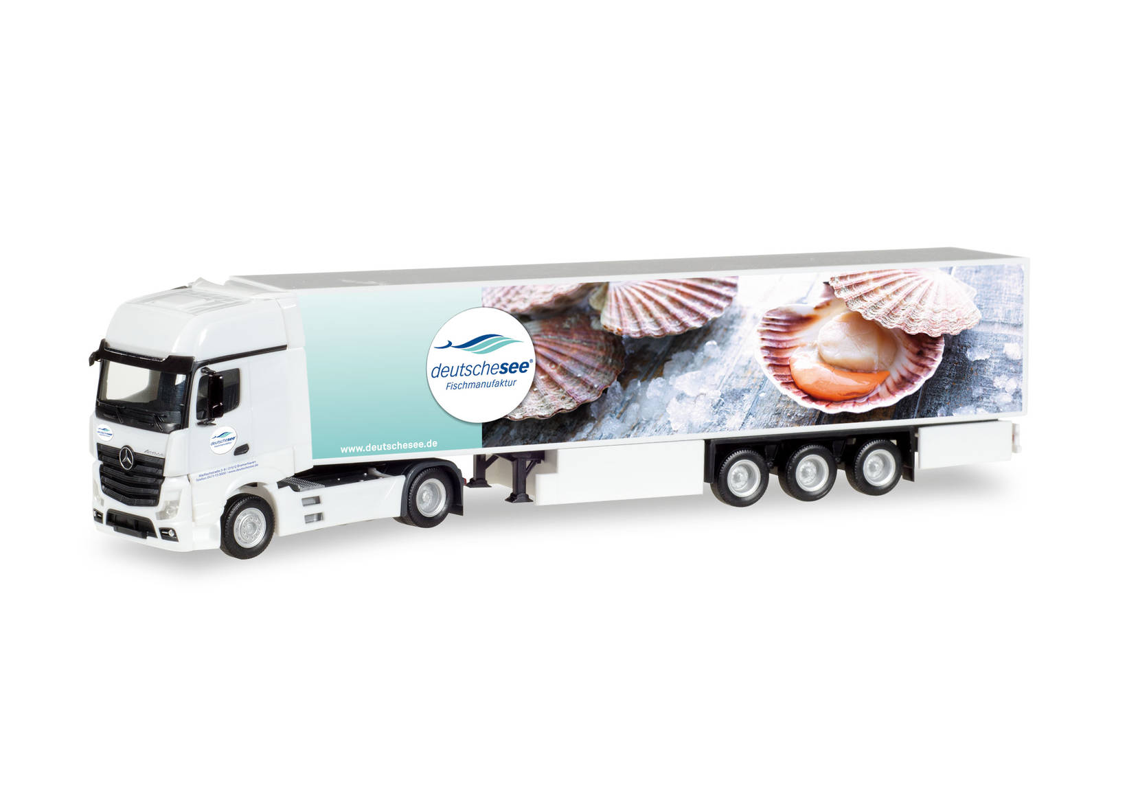 Mercedes-Benz Actros Gigaspace refrigerated semitrailer "Deutsche See"