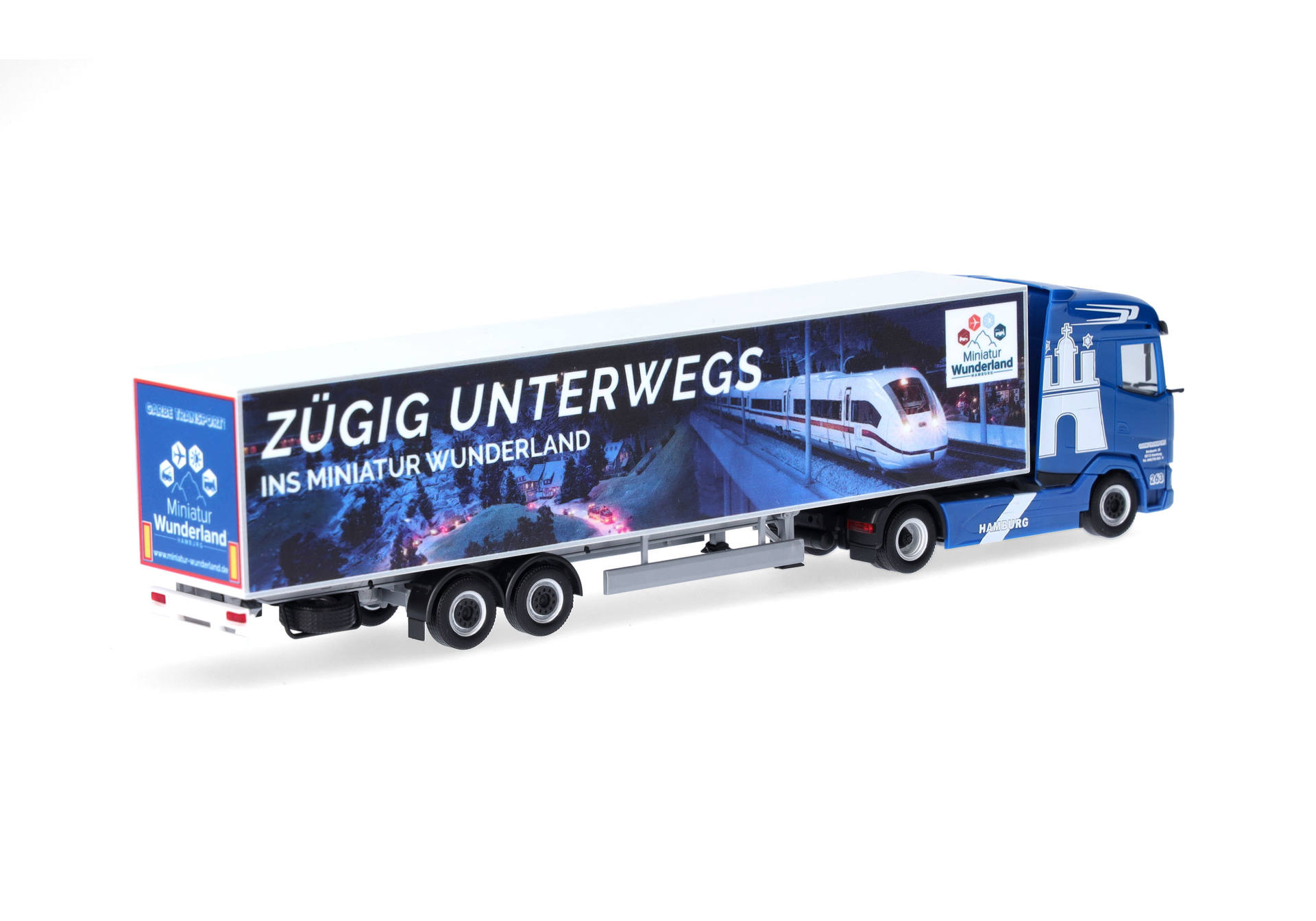 DAF XG Koffer-Sattelzug "Garbe Transport GmbH/Miniaturwunderland Hamburg"