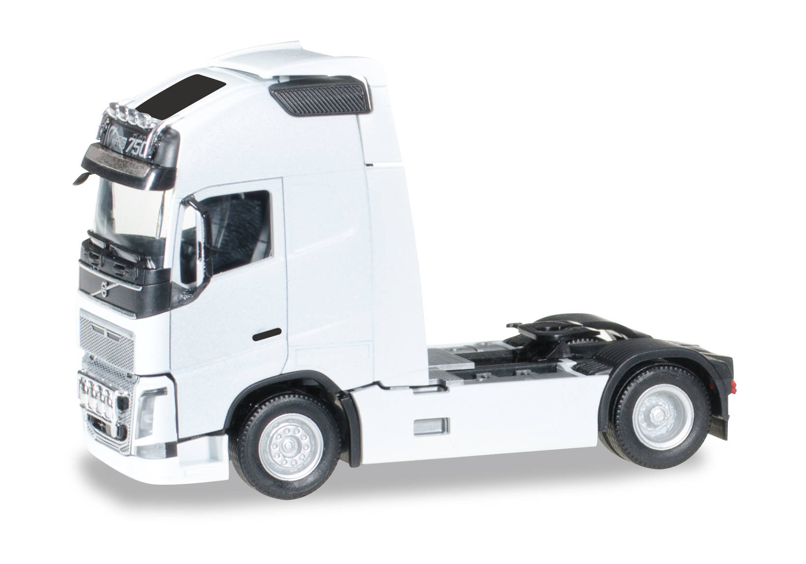 herpa volvo fh 16 gl xl zugmaschine mit zwei lampenbügeln weiß 304047 004