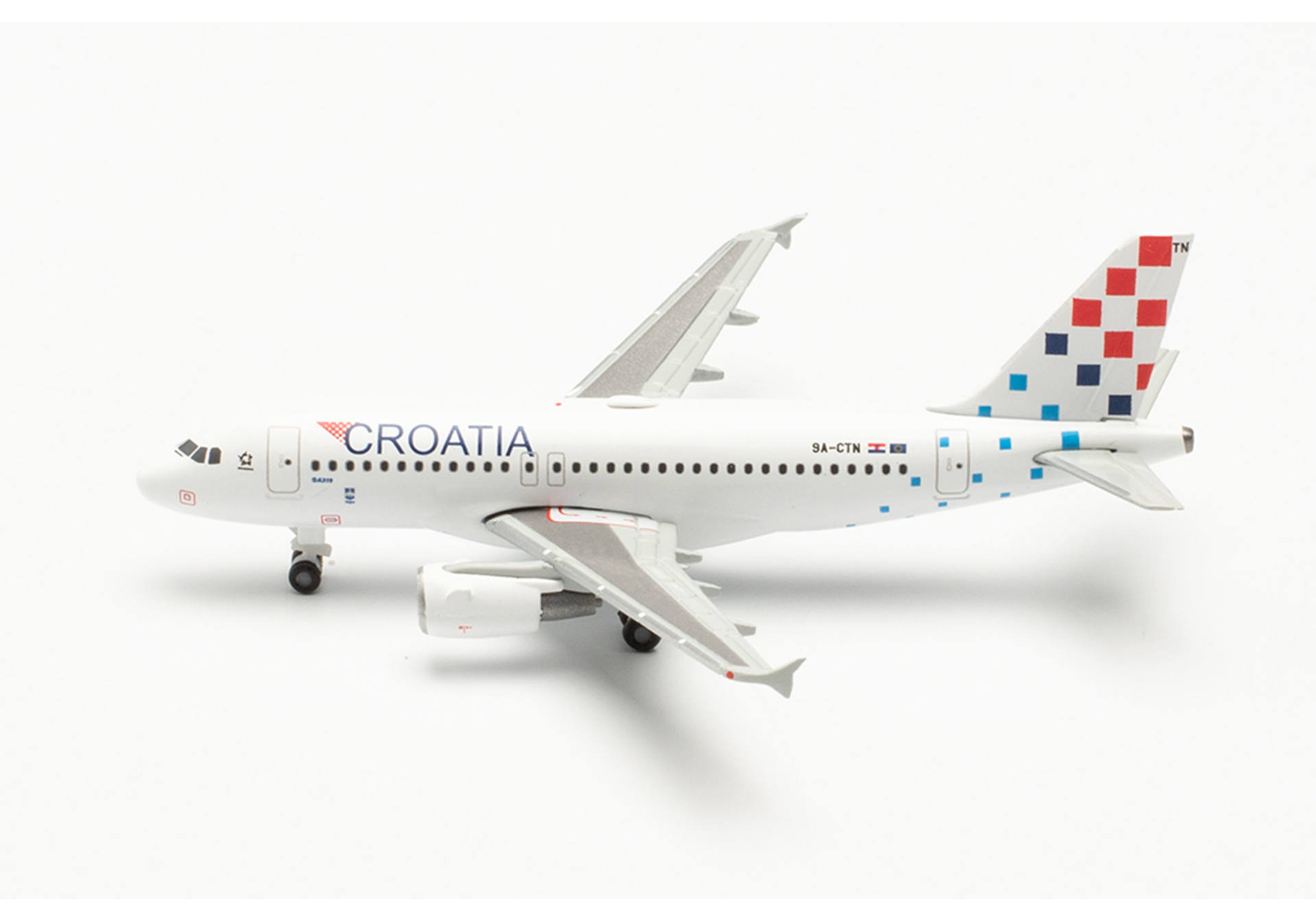 536264 Herpa Croatia Airlines Airbus A319 – 9A-CTN “Osijek” 536264