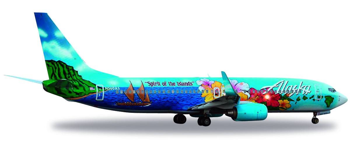 Alaska Airlines Boeing 737-800 "Spirit of the Islands", will not be produced