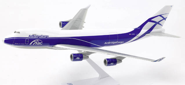 Air Bridge Cargo 747-400F. This item comes / came in Wooster branded packaging.