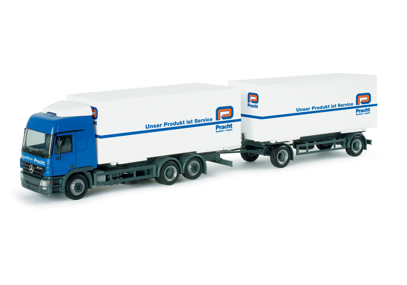 Mercedes-Benz Actros L interchangeable box trailer "Pracht Logistik"