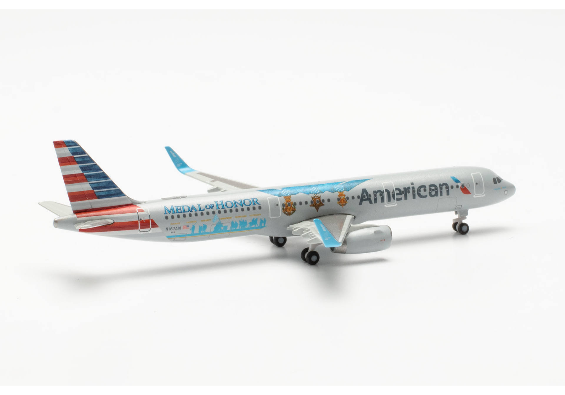 American Airlines Airbus A321 – Medal of Honor – N167AN "Flagship Valor"