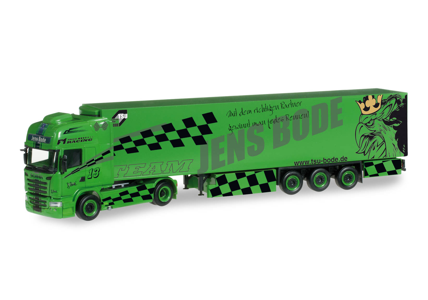 Scania R TL refrigerated box trailer "TSU Bode"