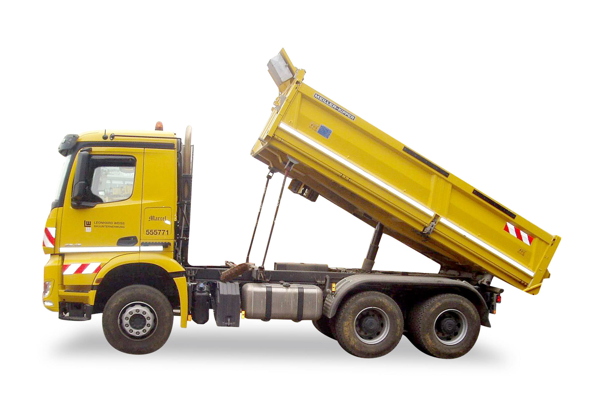 Mercedes-Benz Arocs M construction dump truck "Leonhard Weiss"
