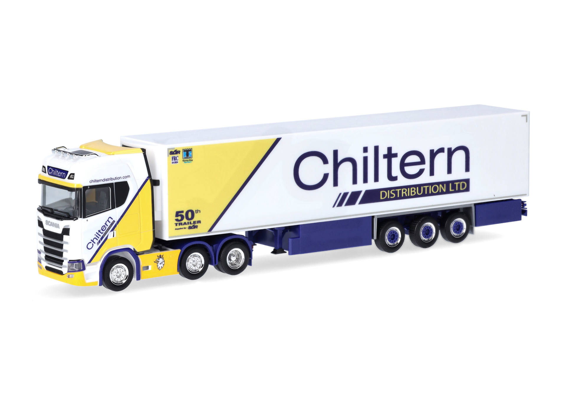 Scania CS 20 HD 6x2 Kühlkoffer-Sattelzug "Chiltern" (England/Peterborough)