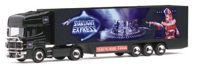 Scania 144 TL Fuldakoffer-Sattelzug 2a/3a