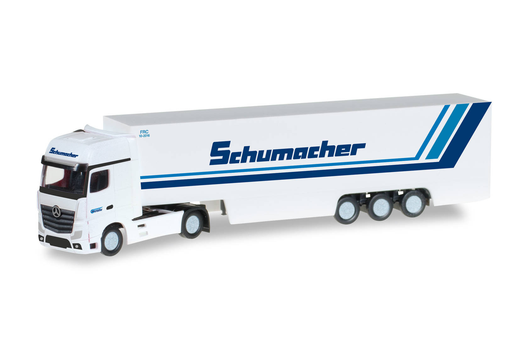 Mercedes-Benz Actros Gigaspace box semitrailer "Schumacher Spedition"