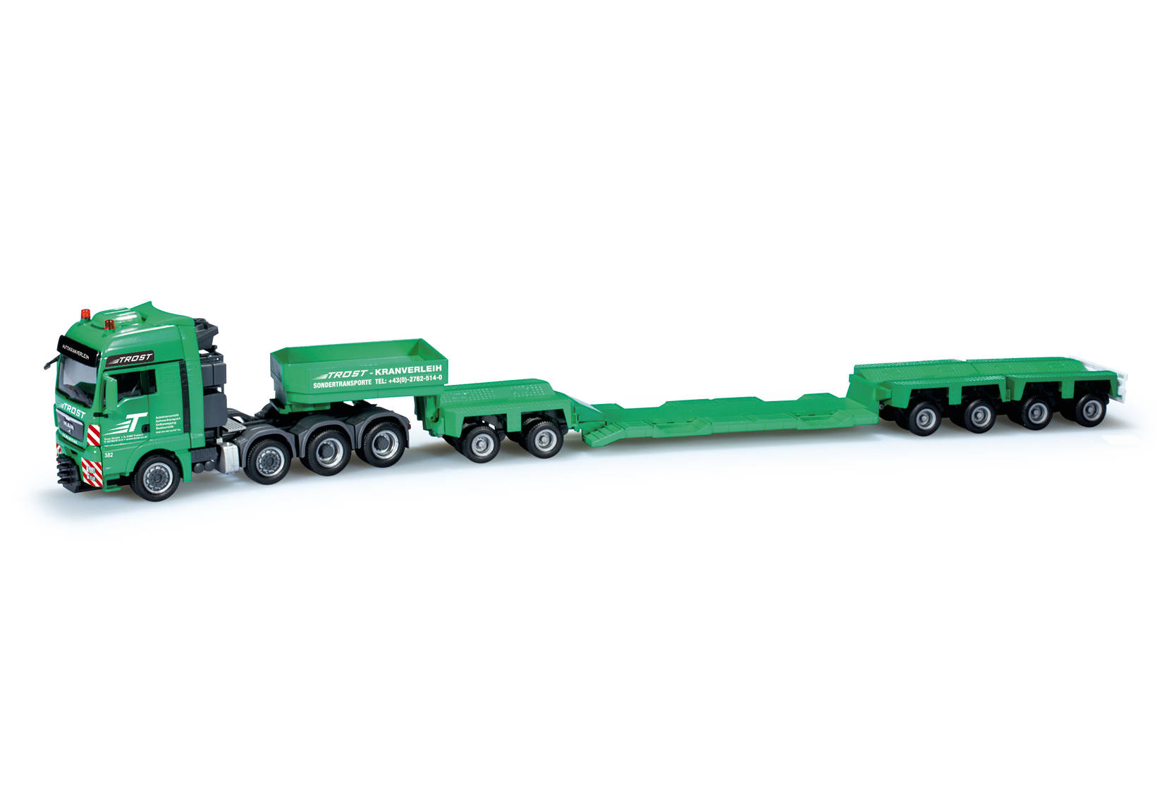 MAN TGX XXL Tieflade-Sattelzug "Trost"