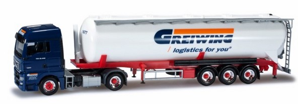 Man TGX XLX 2012 Euro 6 Kippsilo saddle train 2a 3a