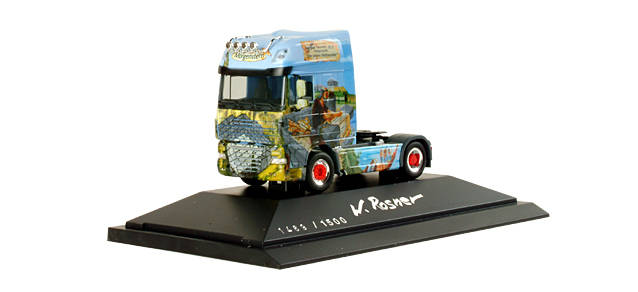 DAF XF105 SSC rigid tractor "The Seven Wonders of the World"