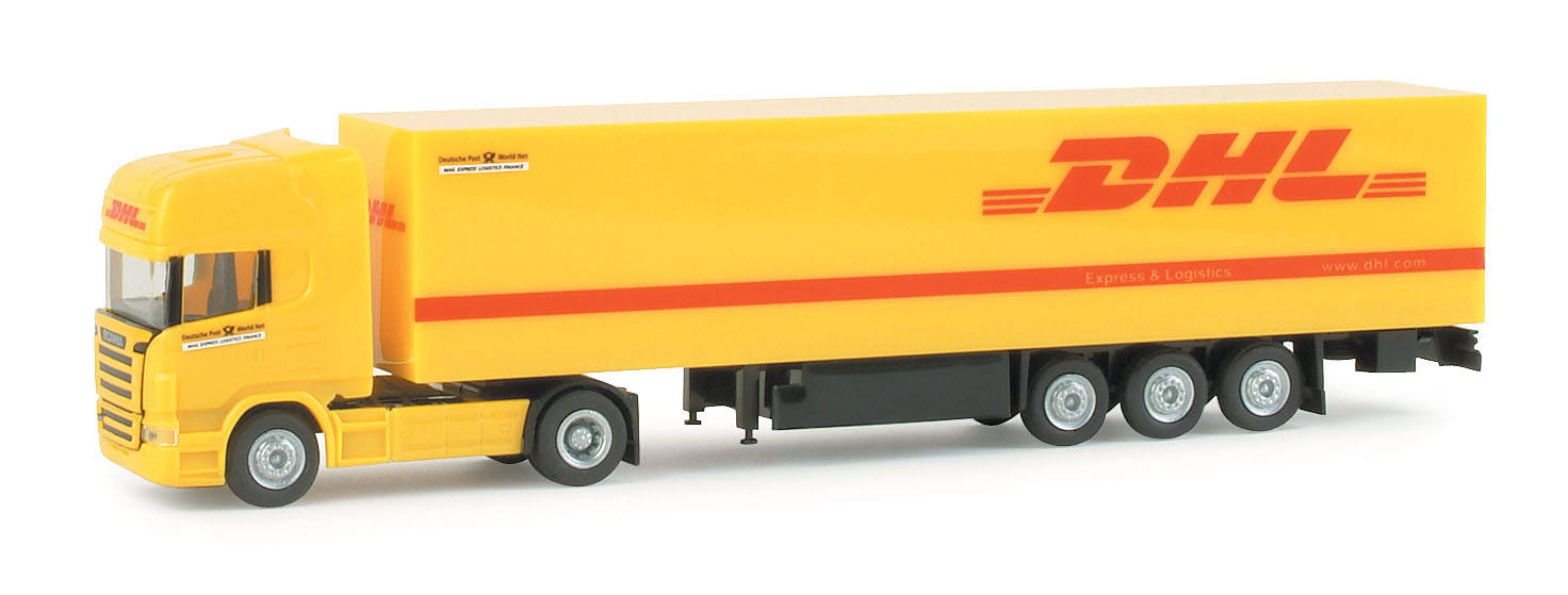 Scania R TL box semitrailer "DHL"