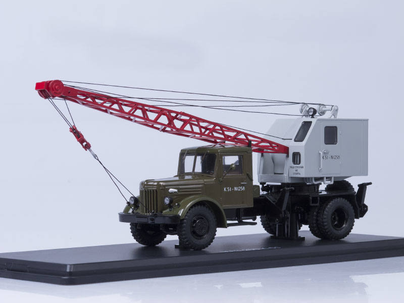 SSM: Multifunctional truck crane K-51 (MAZ-200) with function