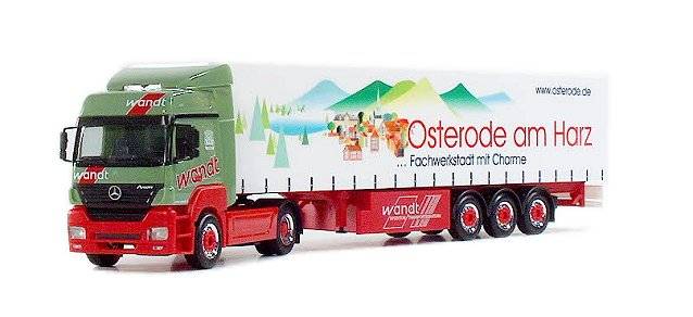 Mercedes-Benz Axor curttain canvascover semitrailer "Wandt/Osterode"