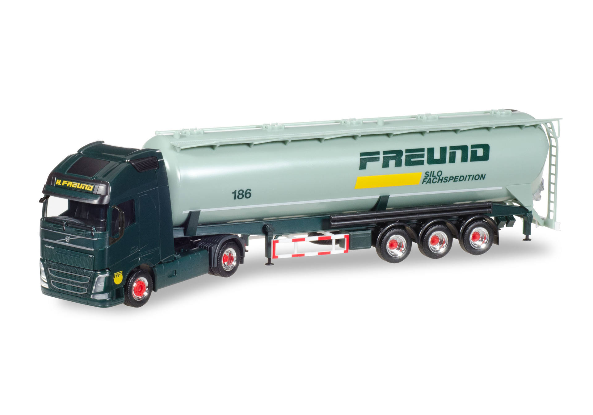 Volvo FH Gl. XL silo semitrailer "Freund"