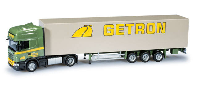 Scania R TL box semitrailer "Getron"