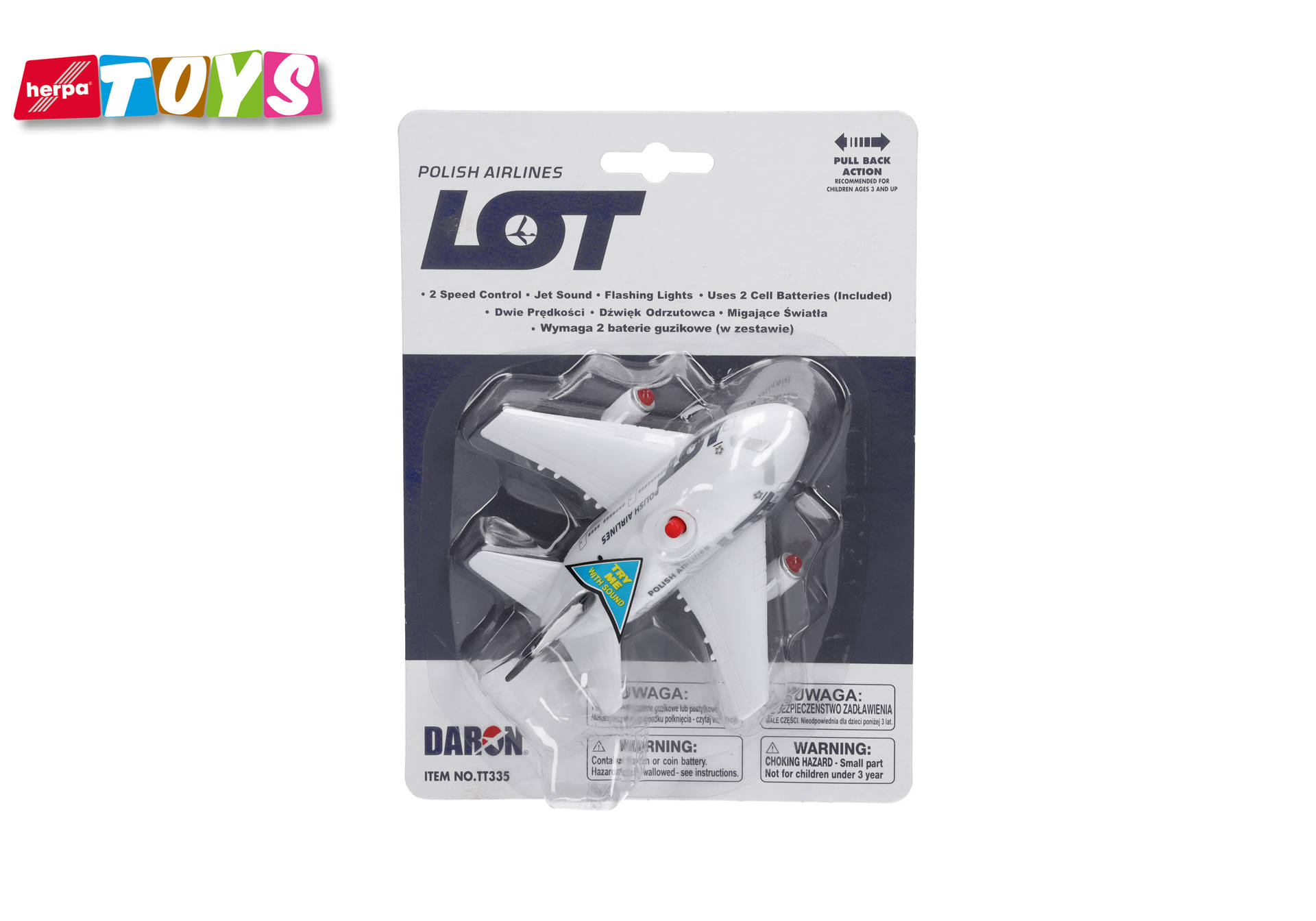 Herpa Toys: Pullback Plane LOT