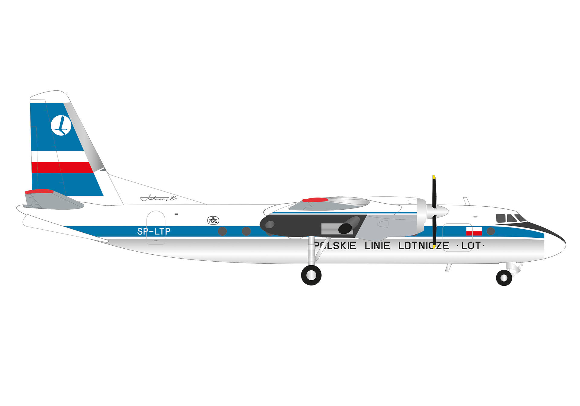 LOT Polish Airlines Antonov AN-24B