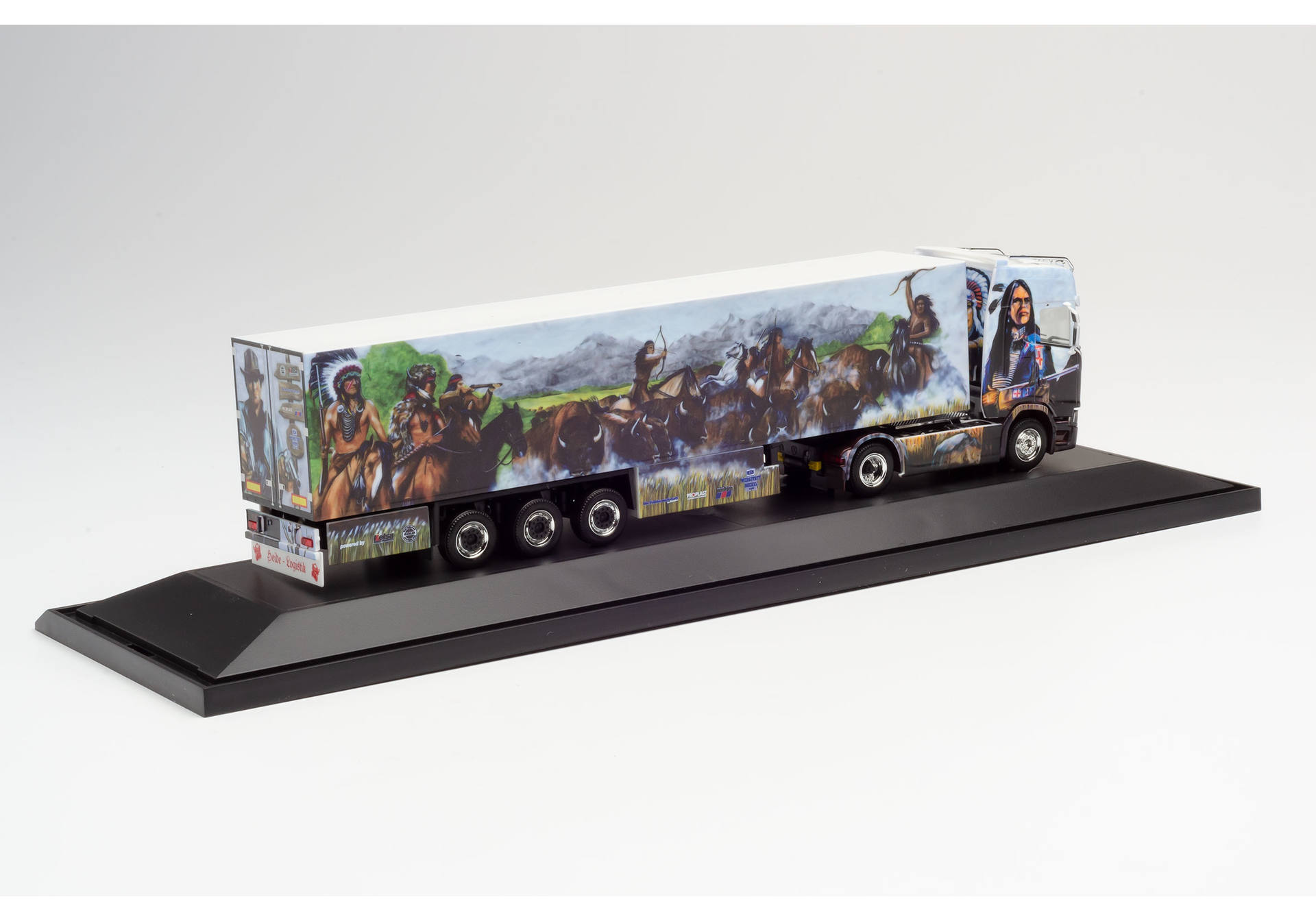 Scania CS 20 HD refrigerated semitrailer "Heide Logistik / Buffalo Bill"
