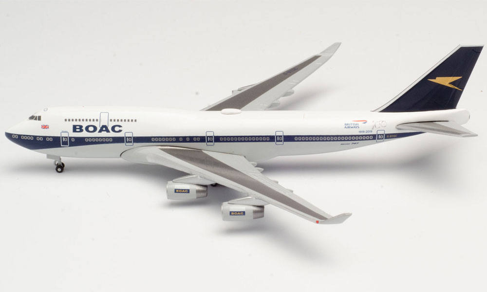 British Airways Boeing 747-400 - 100th anniversary BOAC Heritage Design