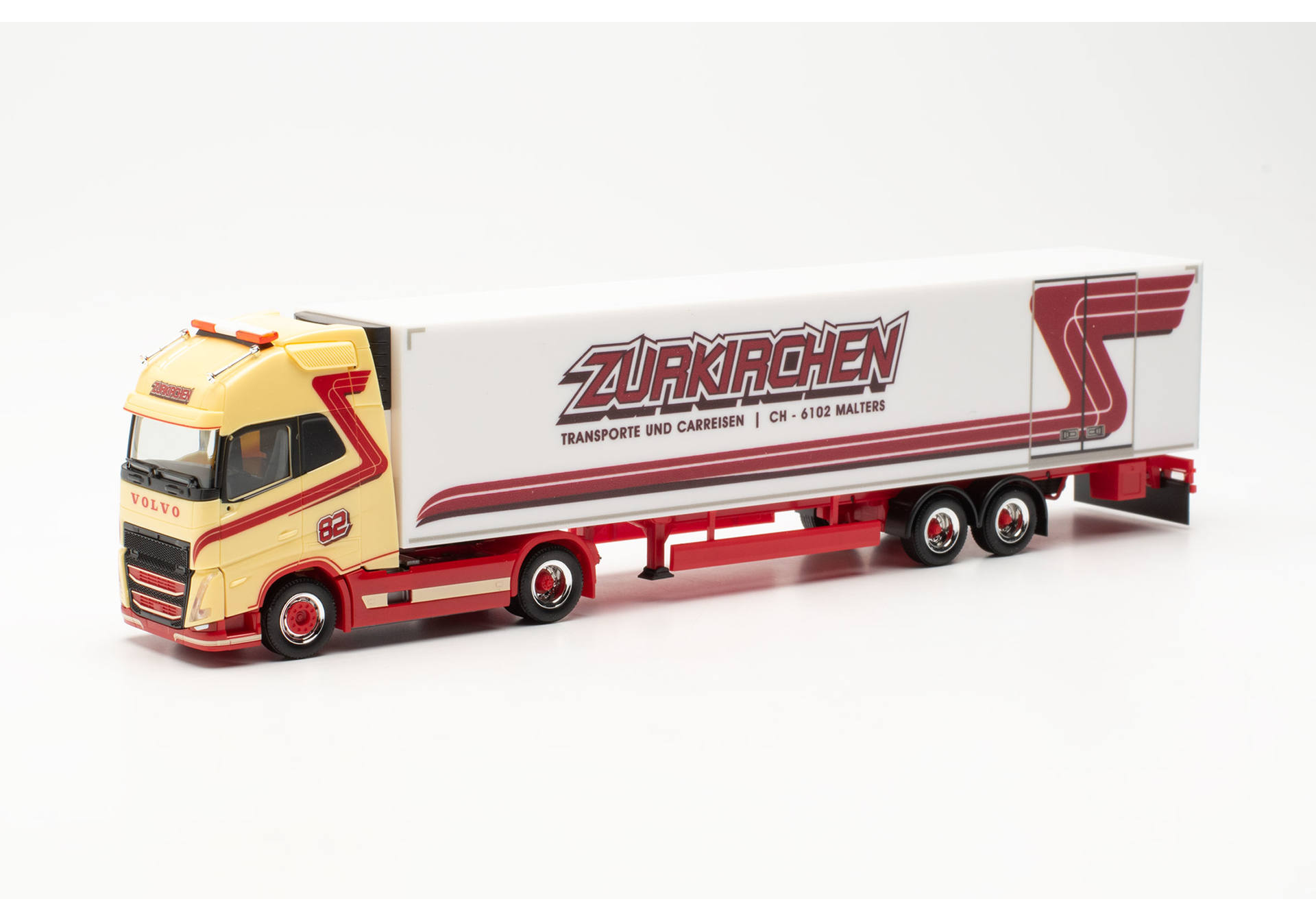 Volvo FH GL XL 2020 refrigerated box semitrailer "Zurkirchen" (Swiss)
