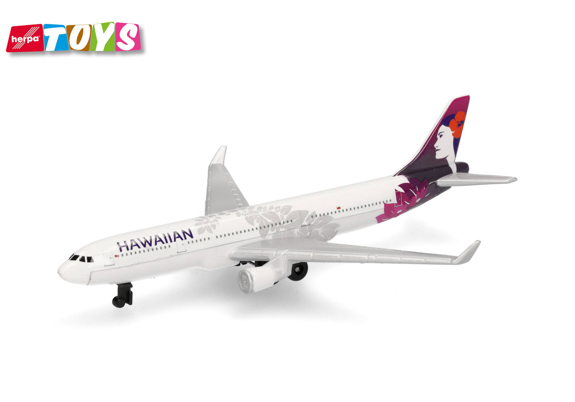 Herpa Toys: Hawaiian Airlines Airbus A330 Aviation Toy