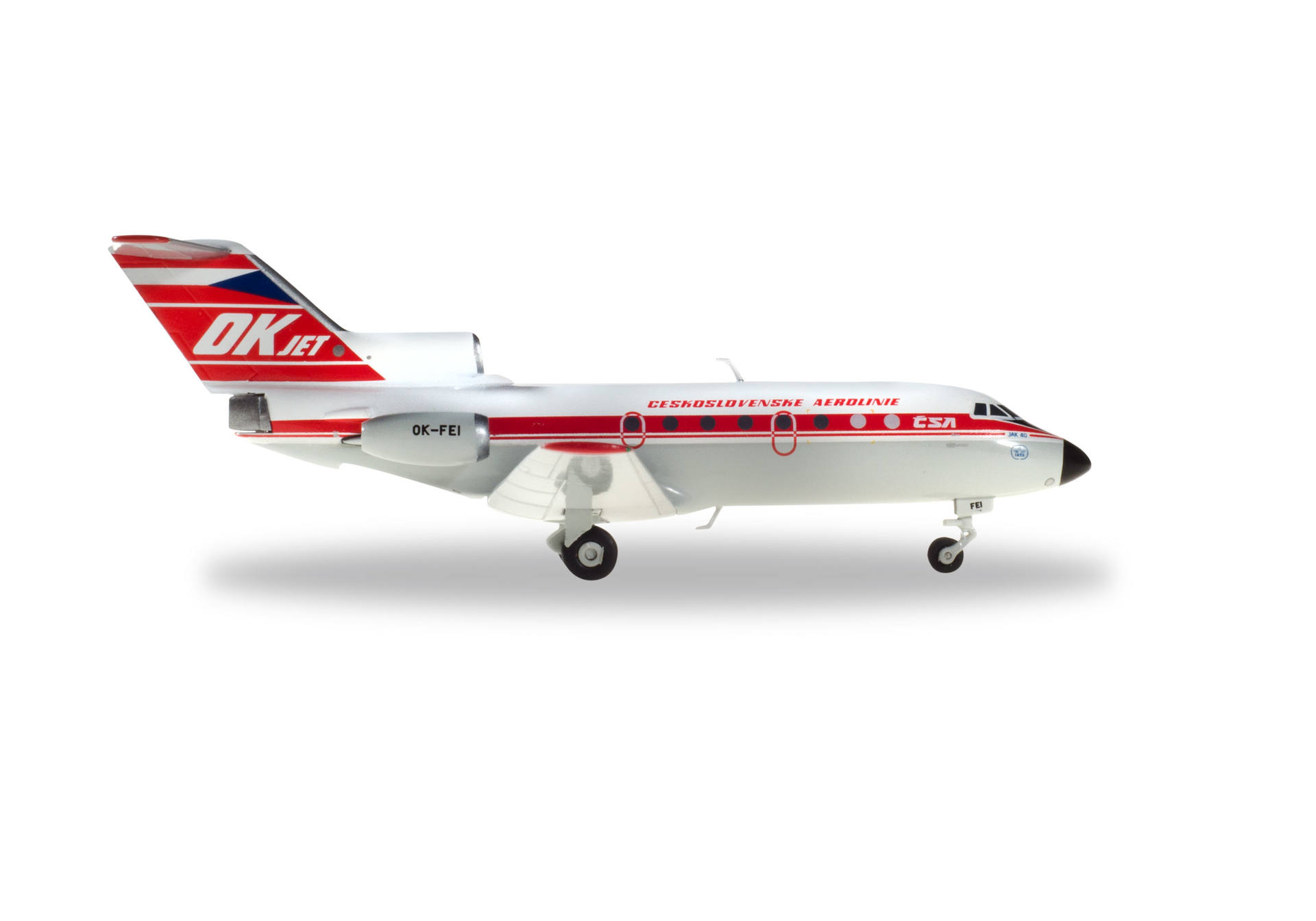 CSA Ceskoslovenske Airlines Yakovlev Yak-40