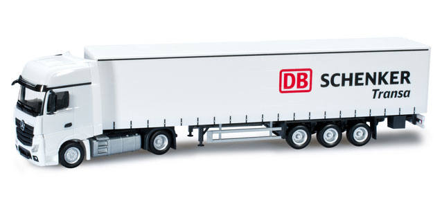 Mercedes-Benz Actros Gigaspace curtain canvas semitrailer "Transa"