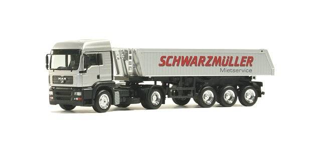 MAN TGA LX dump truck trailer "Schwarzmueller"