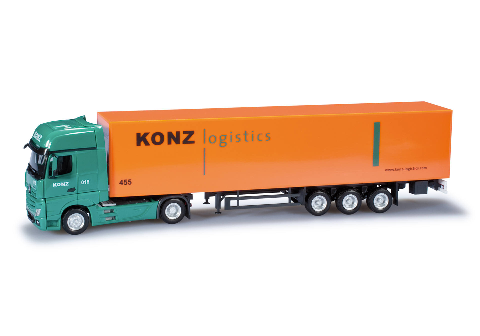 Mercedes-Benz Actros Gigaspace Koffer-Sattelzug "Konz"