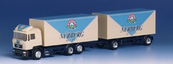 MAN F2000 beverage suitcase trailers 3A/2A