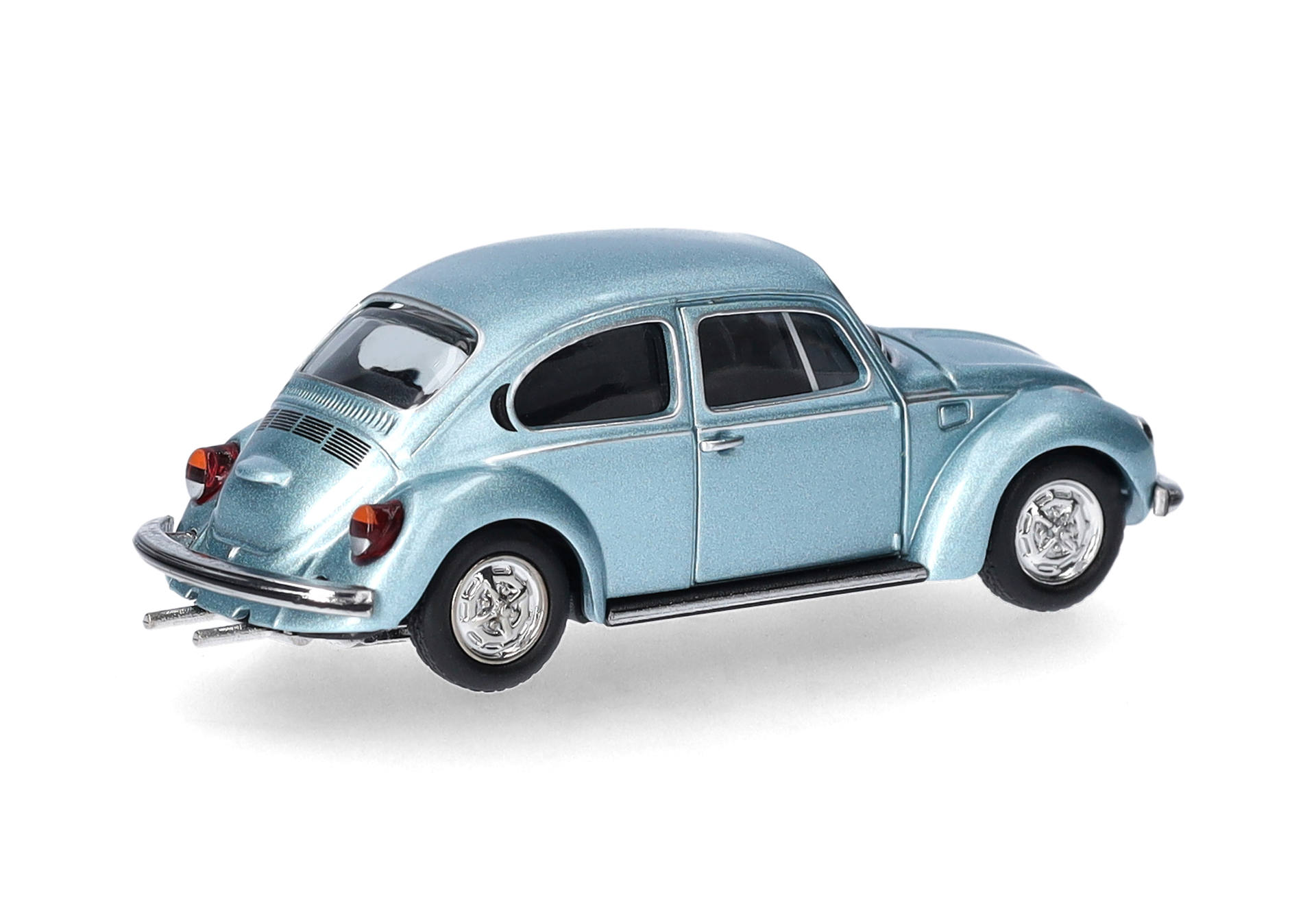 Spielzeugauto, Modellauto, metallisch blau, kompakt Auto, Vintage-Design