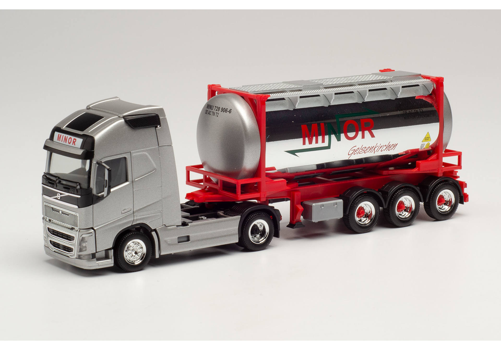 Volvo FH Gl. XL swap container semitrailer „Minor“