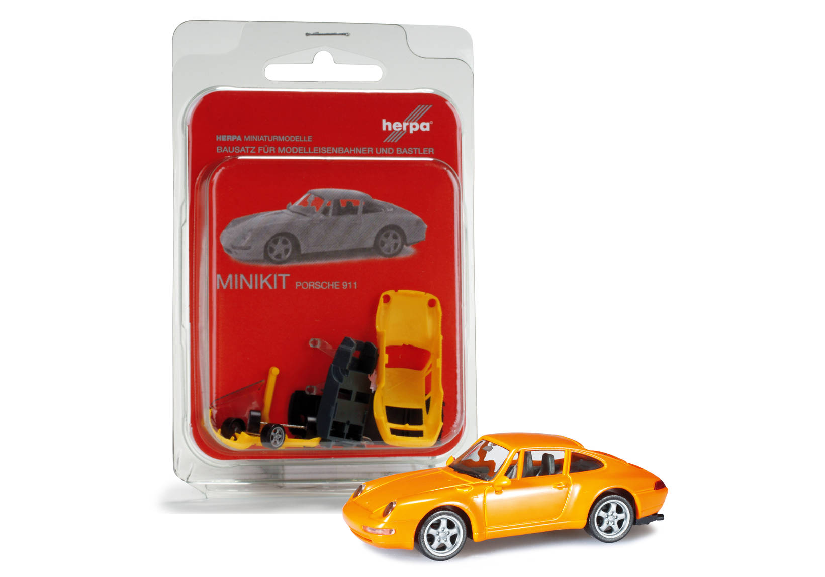 Herpa MiniKit: Porsche 911 Carrera, verkehrsorange