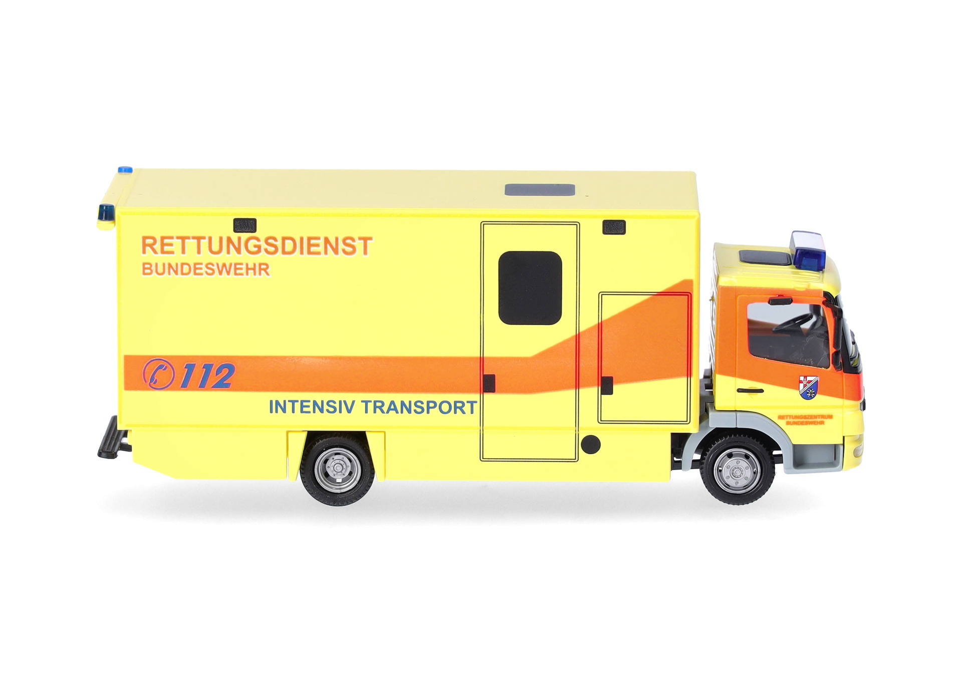 Mercedes-Benz Atego 2008 box truck "Bundeswehrkrankenhaus" (German military hospital)